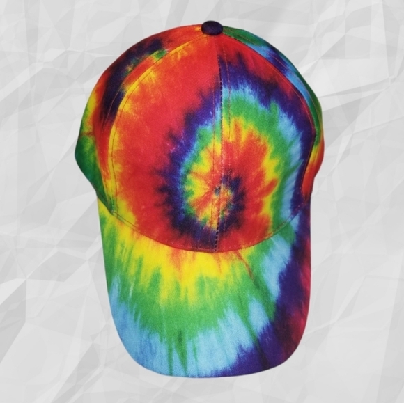 Spiral Tie-Dye Baseball Cap - Picture 1 of 4